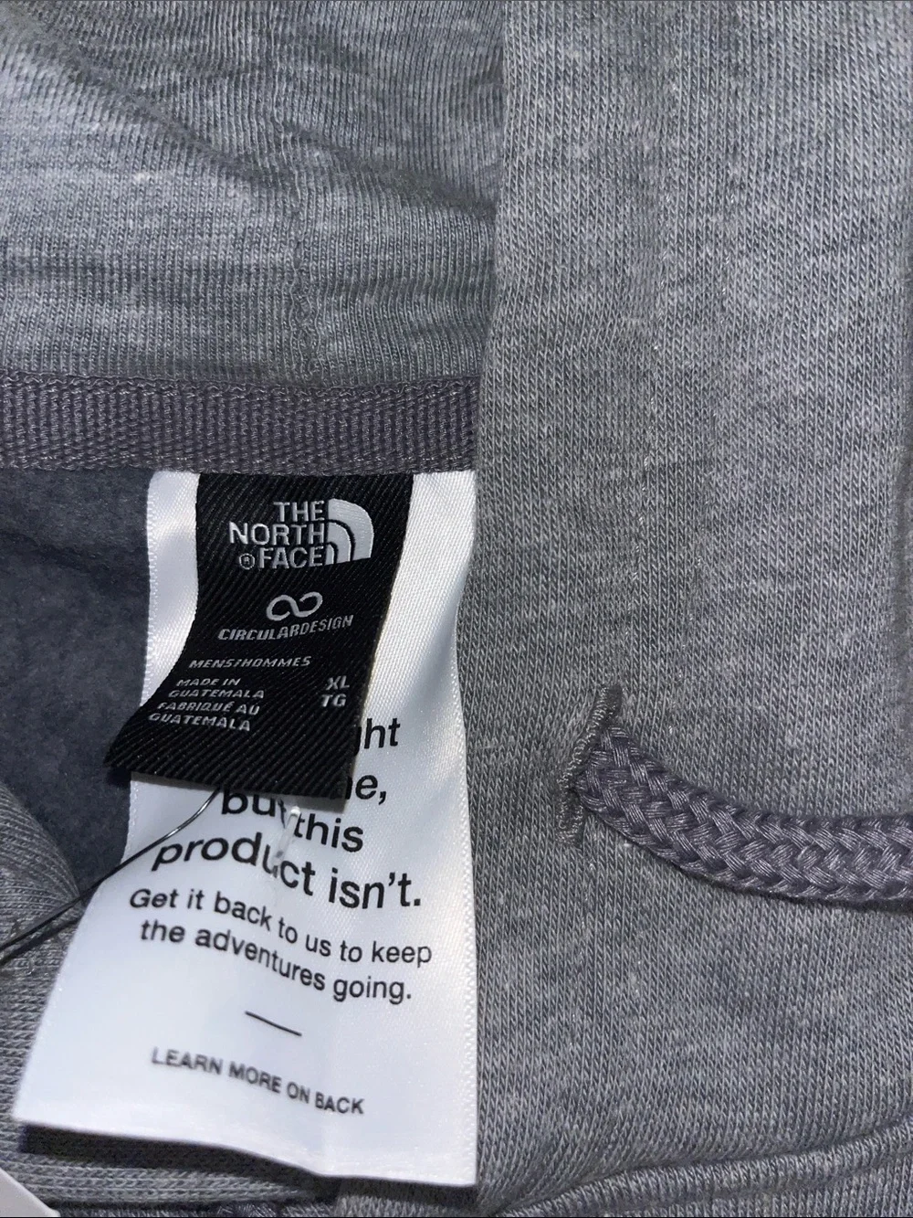 New gray men’s hiking North Face City Issue Las Vegas Hooded Hoodie Sweatshirt